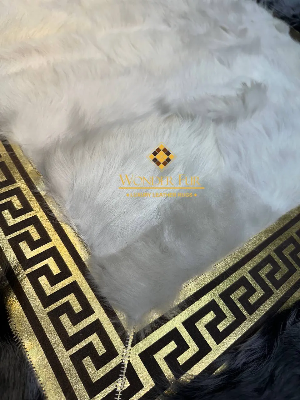 100%Natural Gray White Sheepskin Living Room Rug,Handmade Non Slip Rug