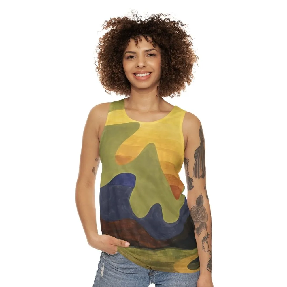 Abstract Art Tank Top | Arthur Dove Inspired Unisex Design