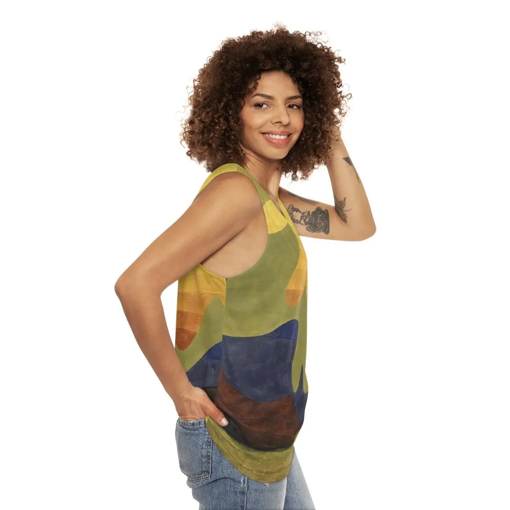 Abstract Art Tank Top | Arthur Dove Inspired Unisex Design