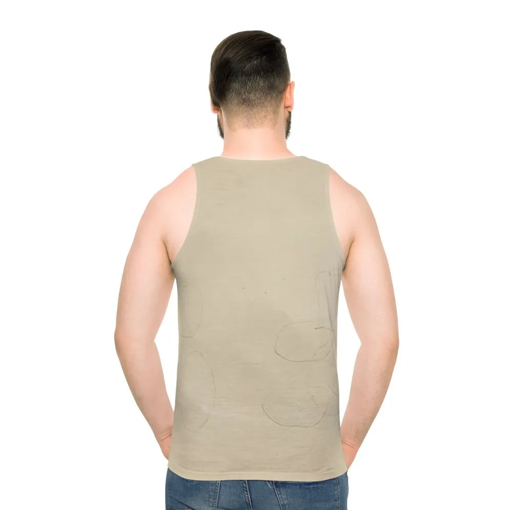 Abstract Expressionist Unisex Tank Top - John Cage Inspired