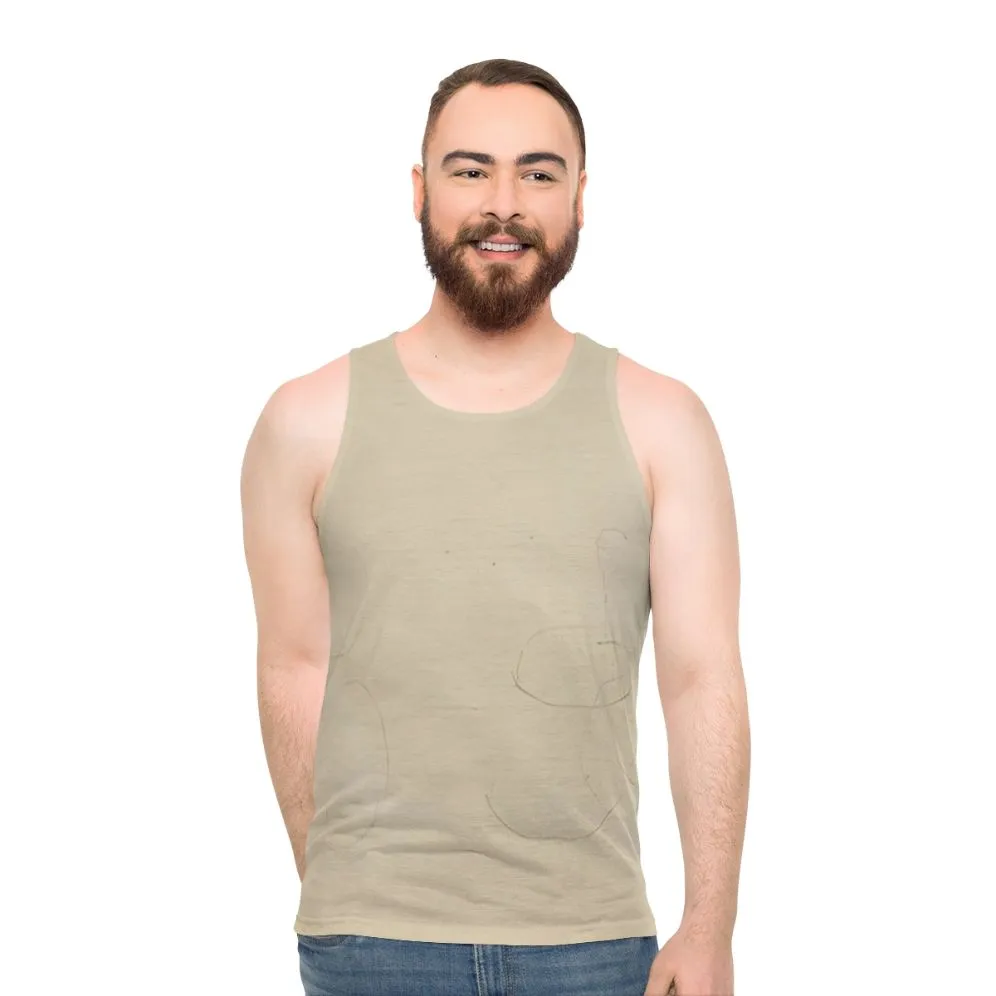 Abstract Expressionist Unisex Tank Top - John Cage Inspired