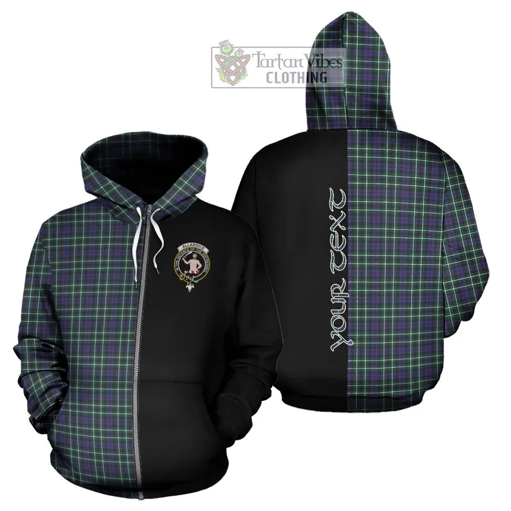 Allardice Tartan Hoodie with Family Crest and Half Of Me Style