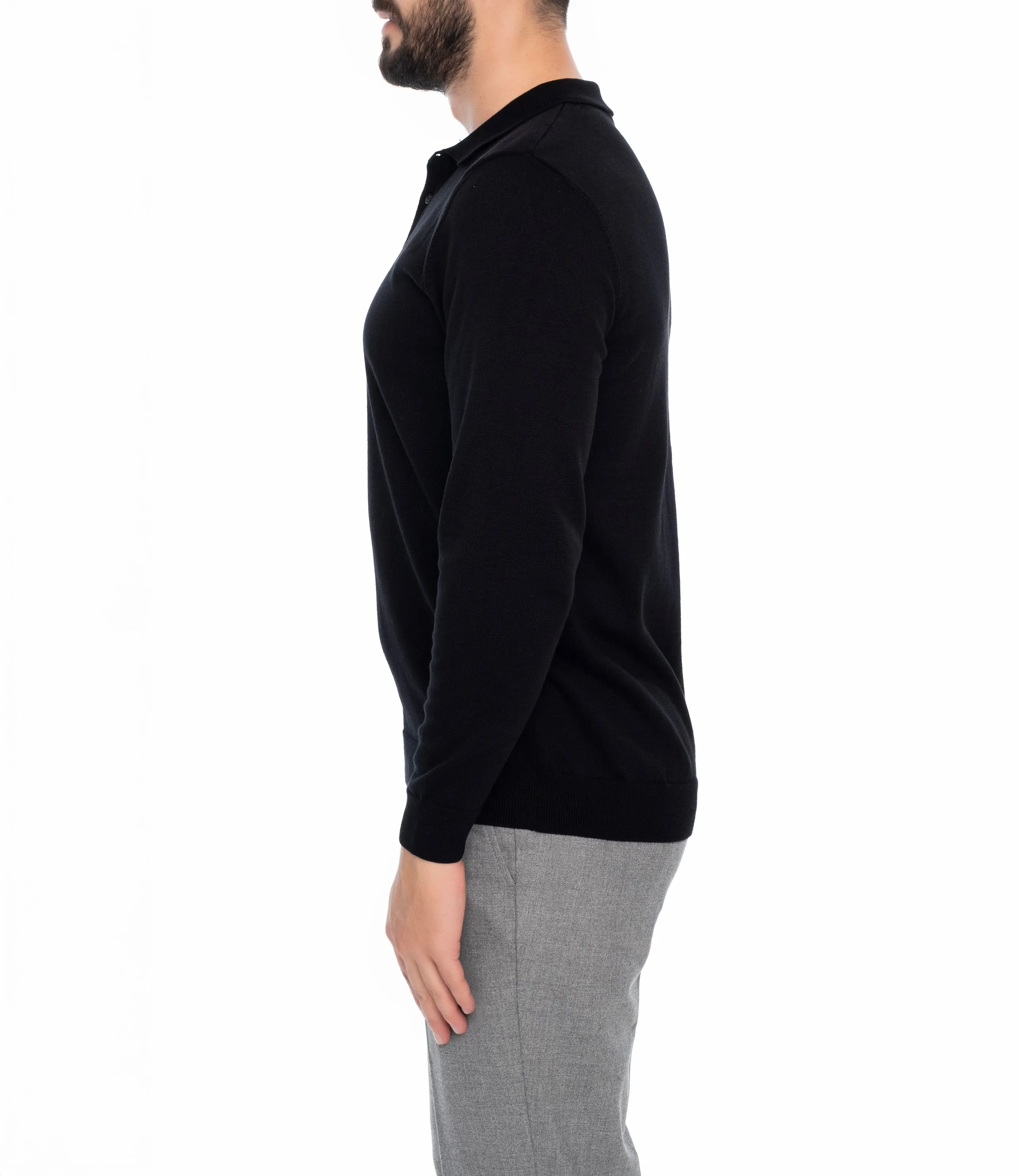 AUBURN POLO SWEATER