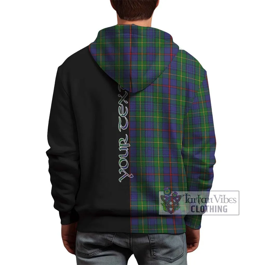Bailey Tartan Hoodie with Family Crest and Half Of Me Style