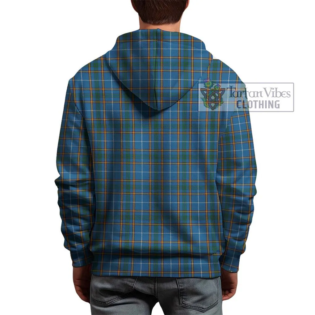 Bain Tartan Hoodie with Family Crest DNA In Me Style