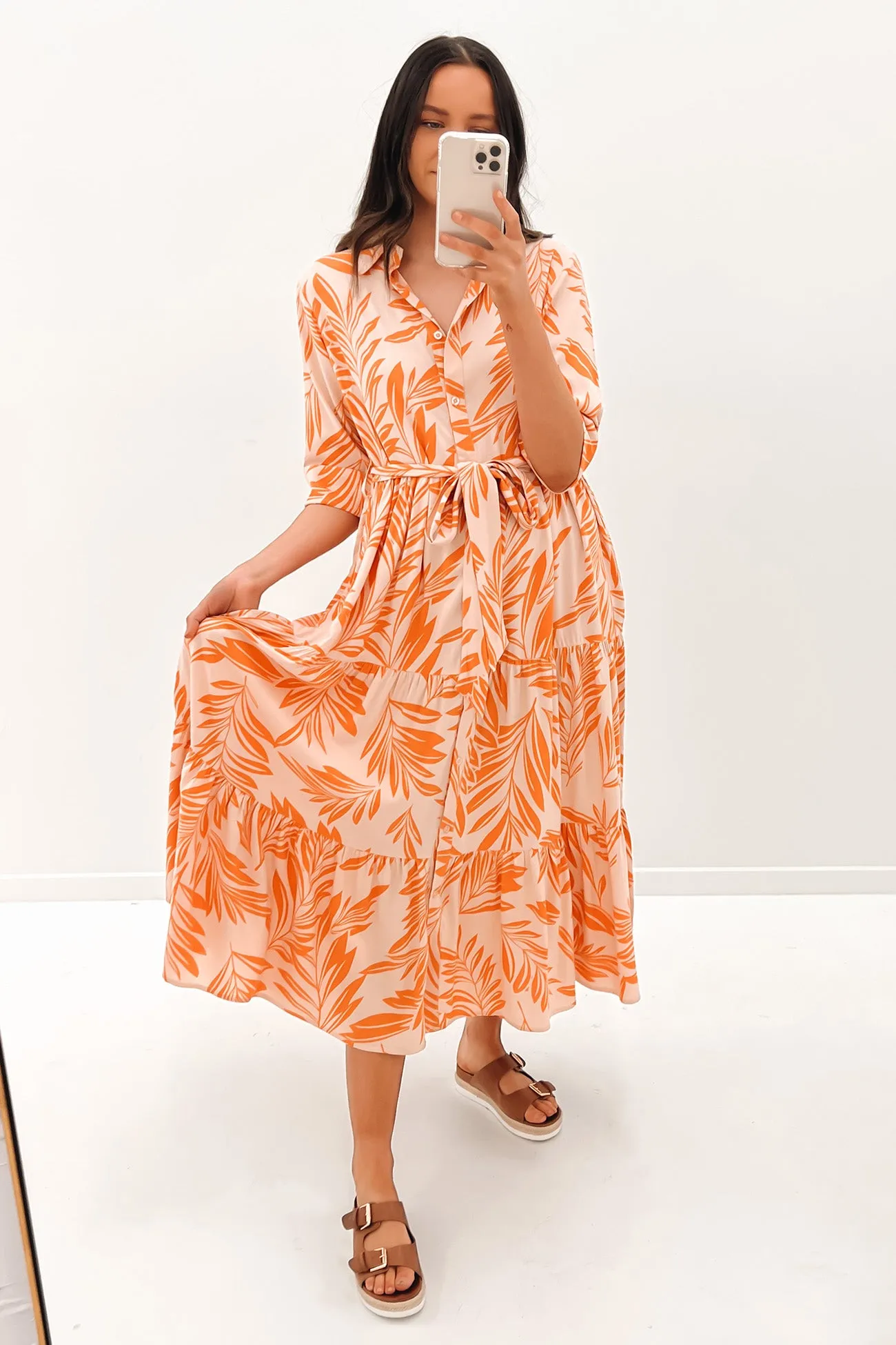 Belinda Maxi Dress Orange