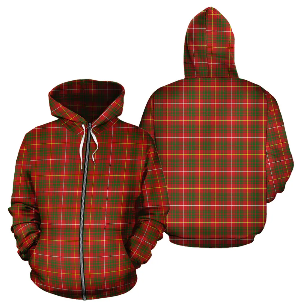 Bruce Modern Tartan Hoodie