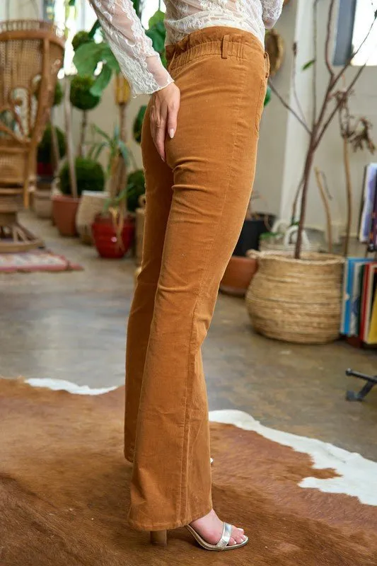 Corduroy Flare Pants Jjb5029 P