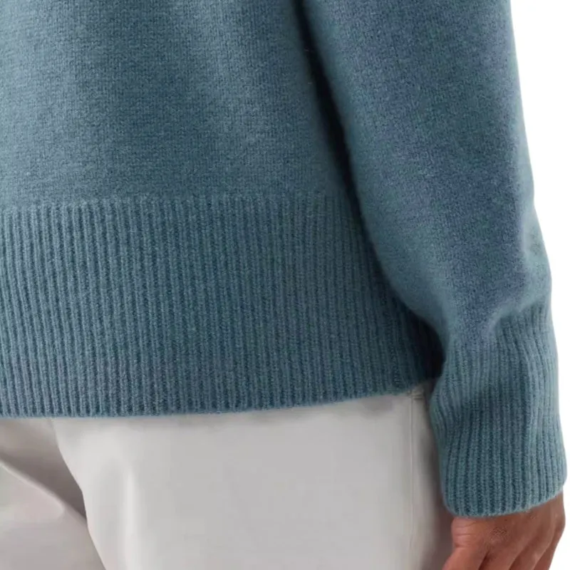 Custom Wholesale 100% Cotton Premium Quality Men Knit Pullover Sweater - Knit Polo, Solid Knitwear, Ribbed Cuff And Hem - OEM/ODM Sweater Manufacturer