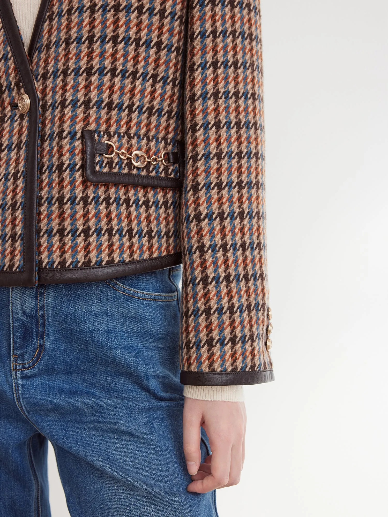 EP YAYING Houndstooth jacket