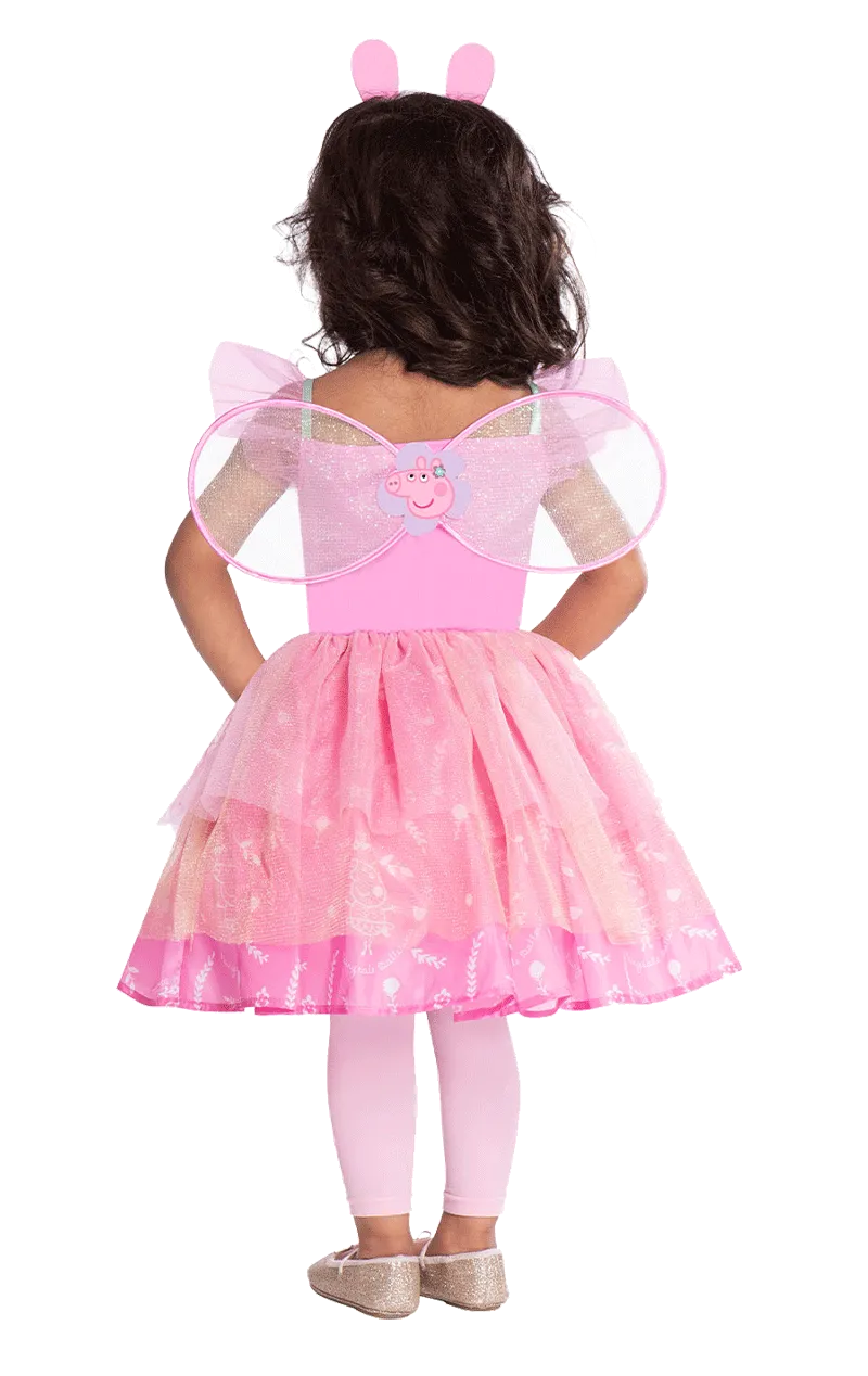 Girls Peppa Pig Fairy Dress