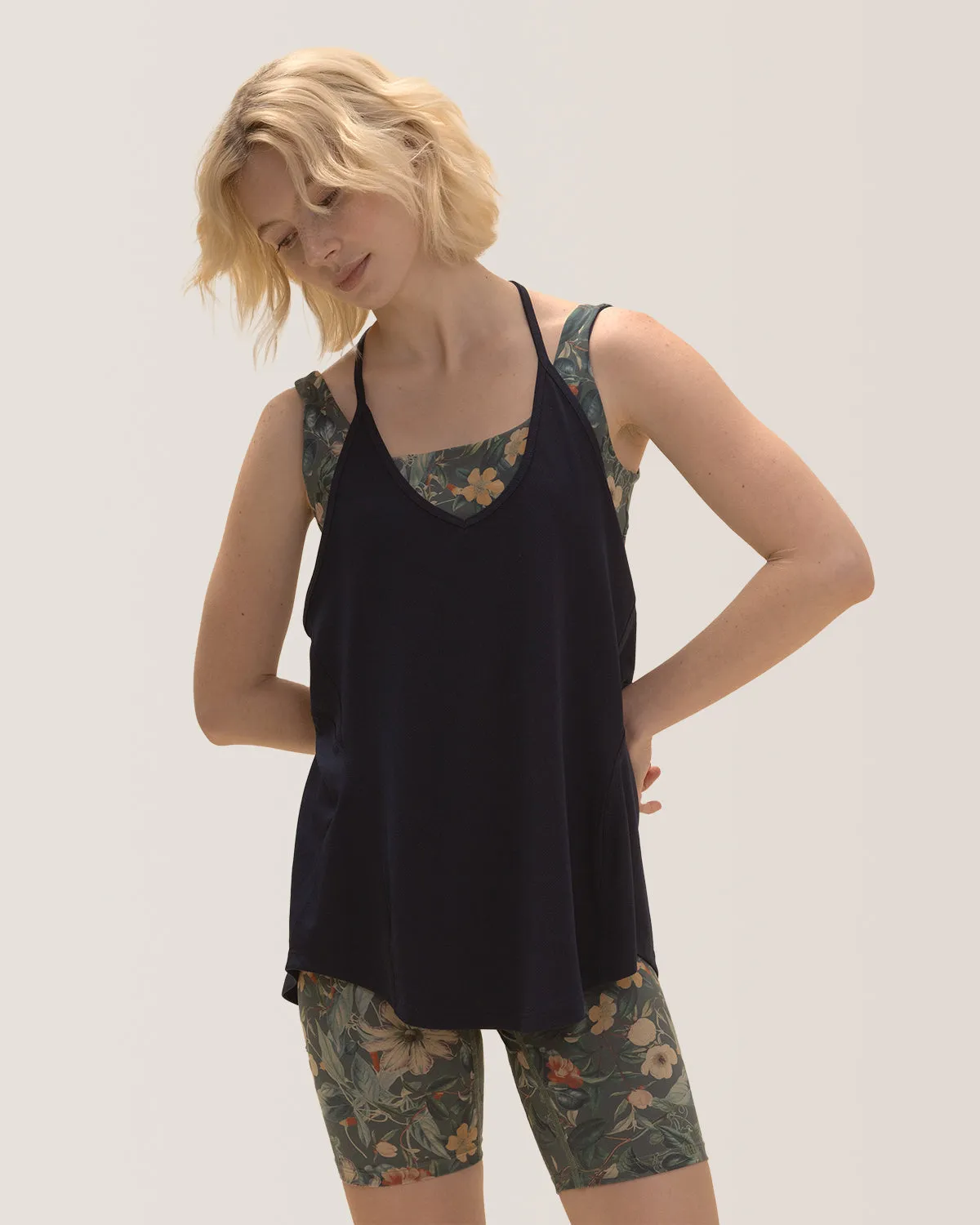 Hello Sunshine! Tank Top - Denim