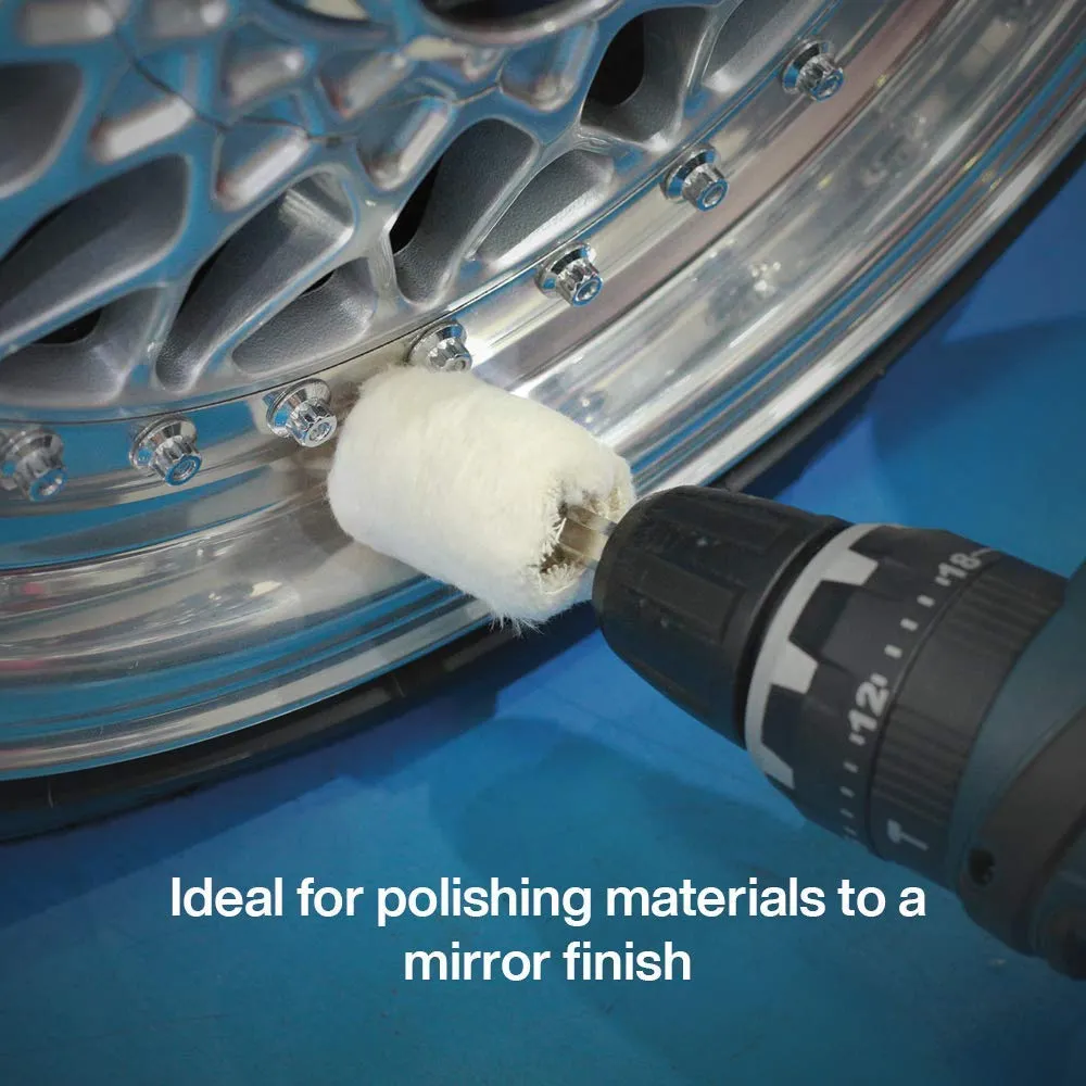 Katzco Surface Polishing Set for Metal Aluminum, Stainless Steel, Chrome, Jewelry, Wood