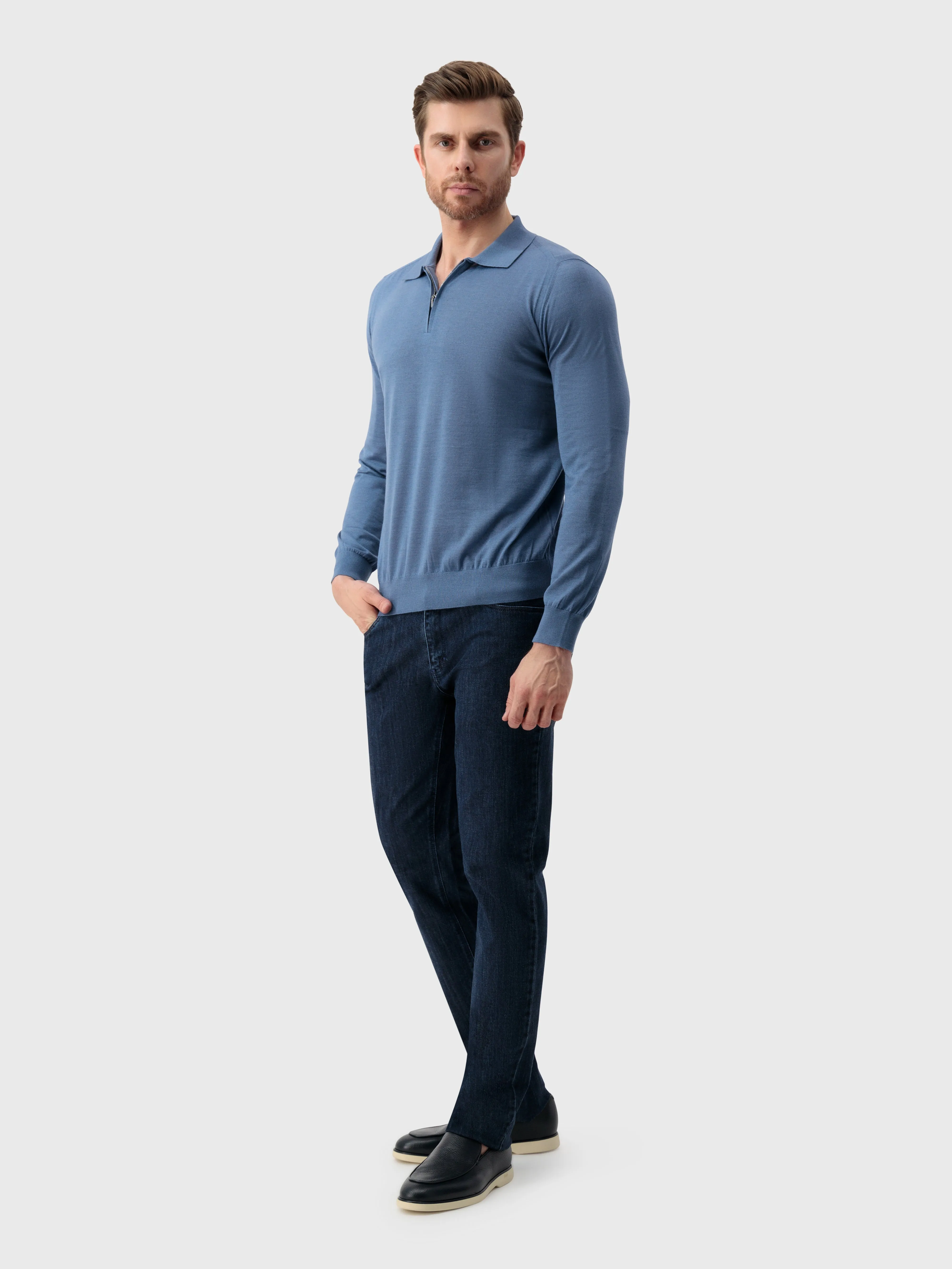 Knitwear Sweater Smoke Avio