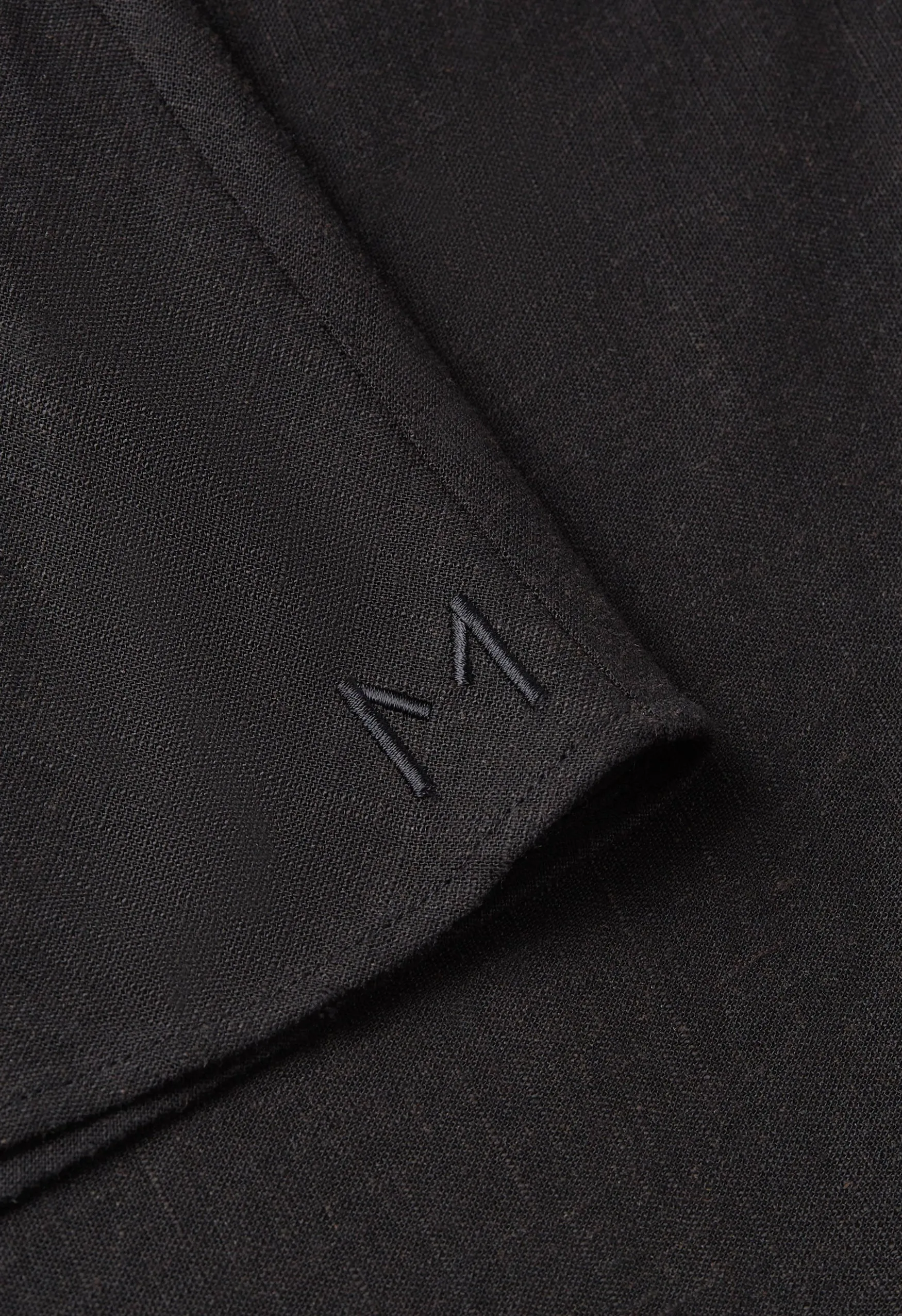 Linen Skirt | Black