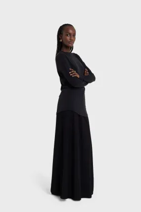 Linen Skirt | Black