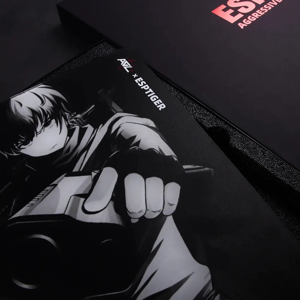 Lotus Black AGL Edition | Glass | Gaming Mousepad