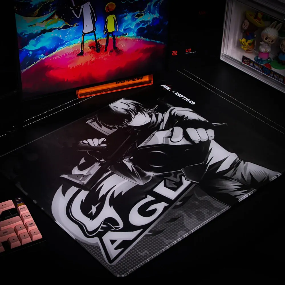 Lotus Black AGL Edition | Glass | Gaming Mousepad