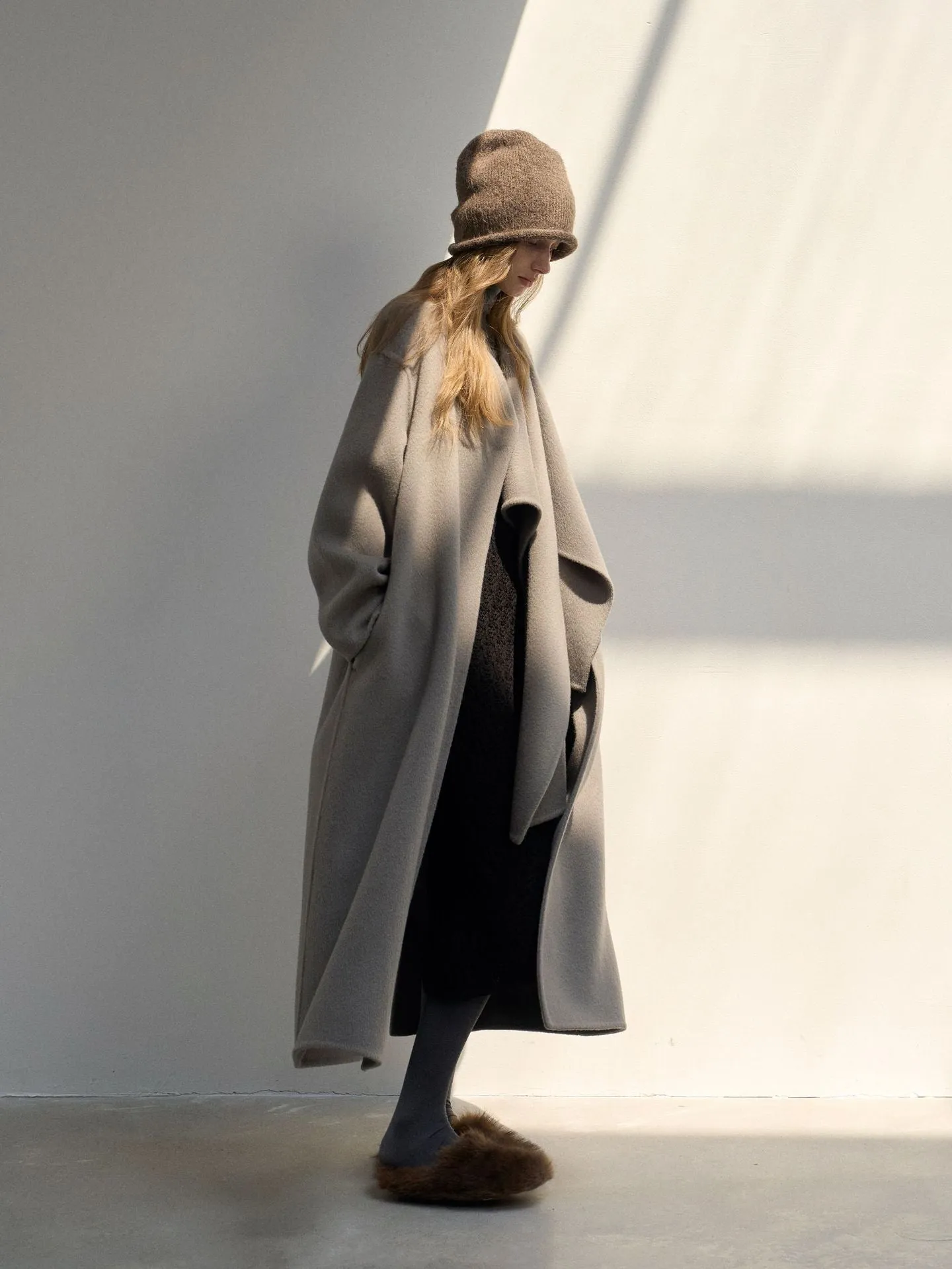 [Luxury] 100% Wool Long Coat