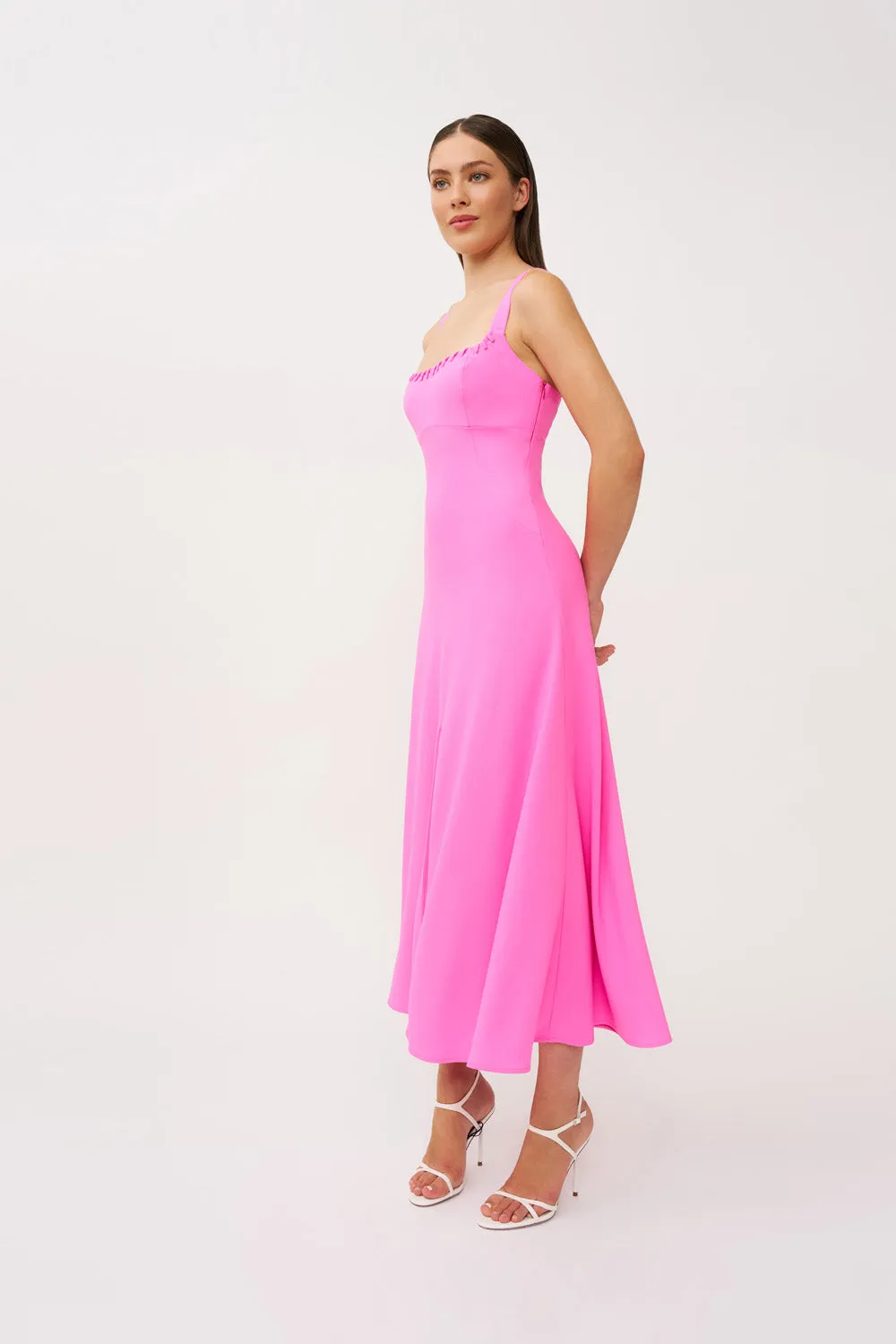 Madison Full Length Dress - Pink