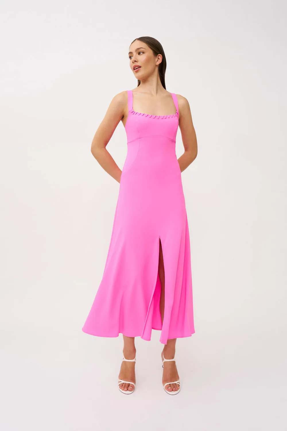 Madison Full Length Dress - Pink