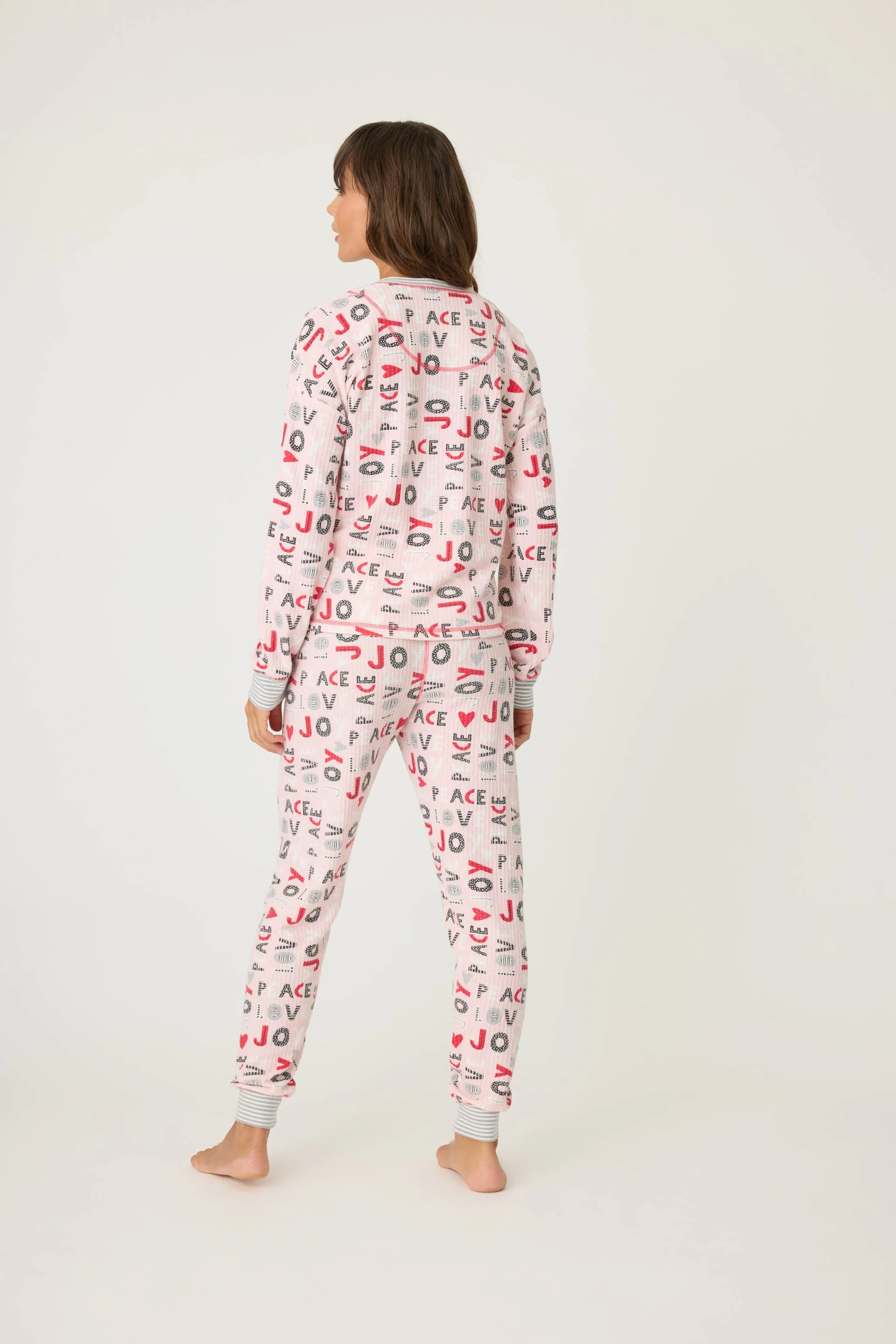 PJ Salvage pajamas, Ski Jammie Classics thermal set (2 patterns/colors)