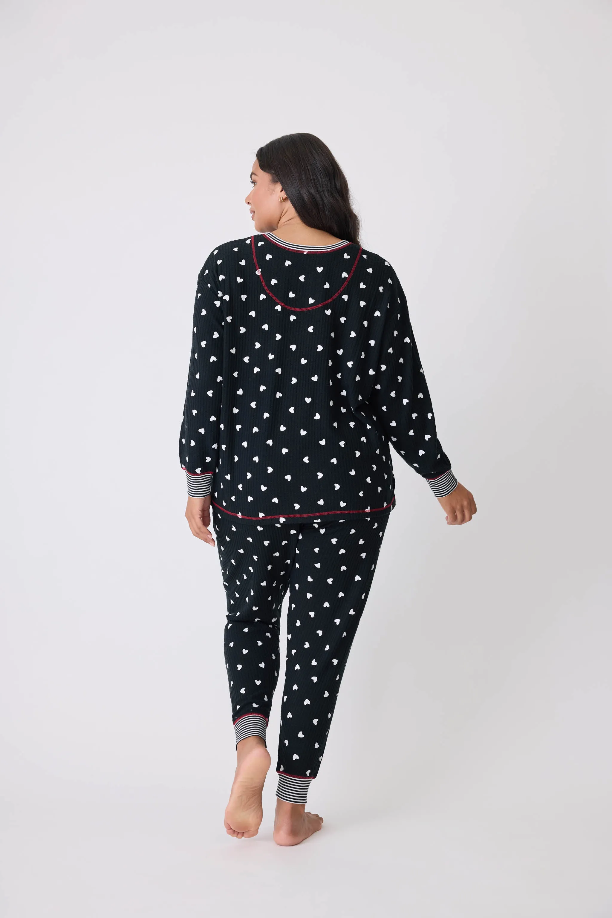 PJ Salvage pajamas, Ski Jammie Classics thermal set (2 patterns/colors)