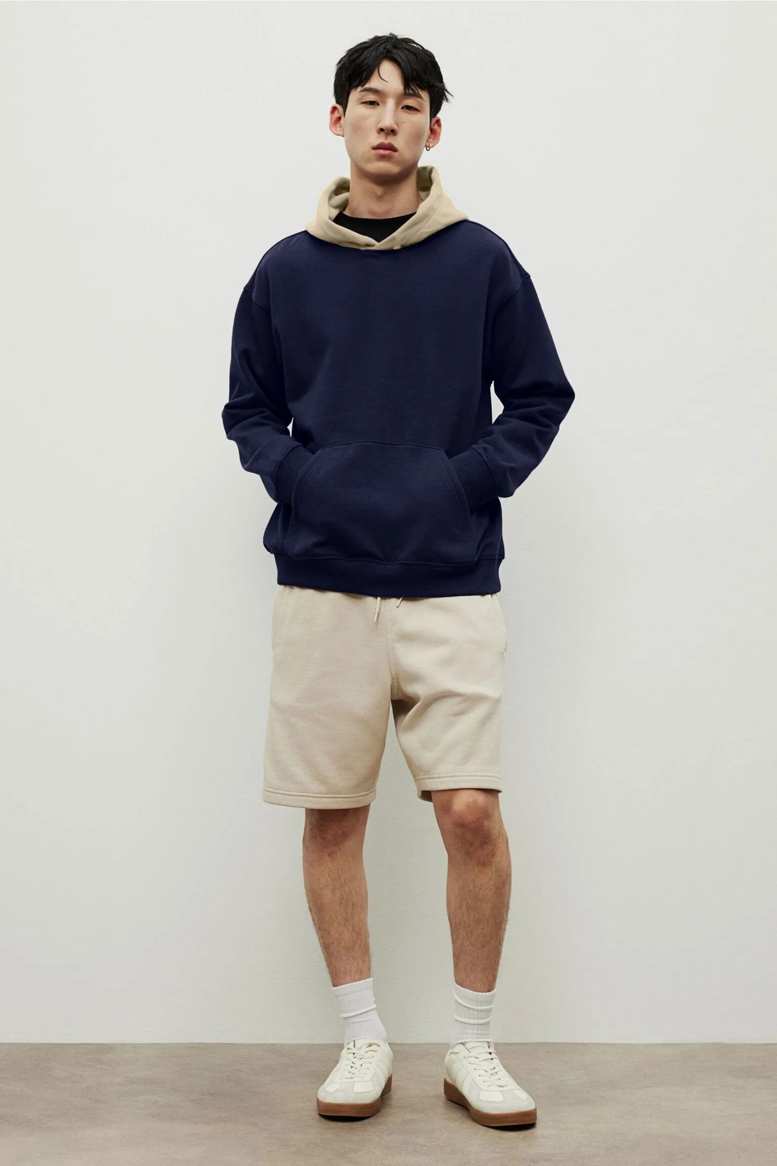 Polo Republica Men's Dual-Tone Pullover Hoodie