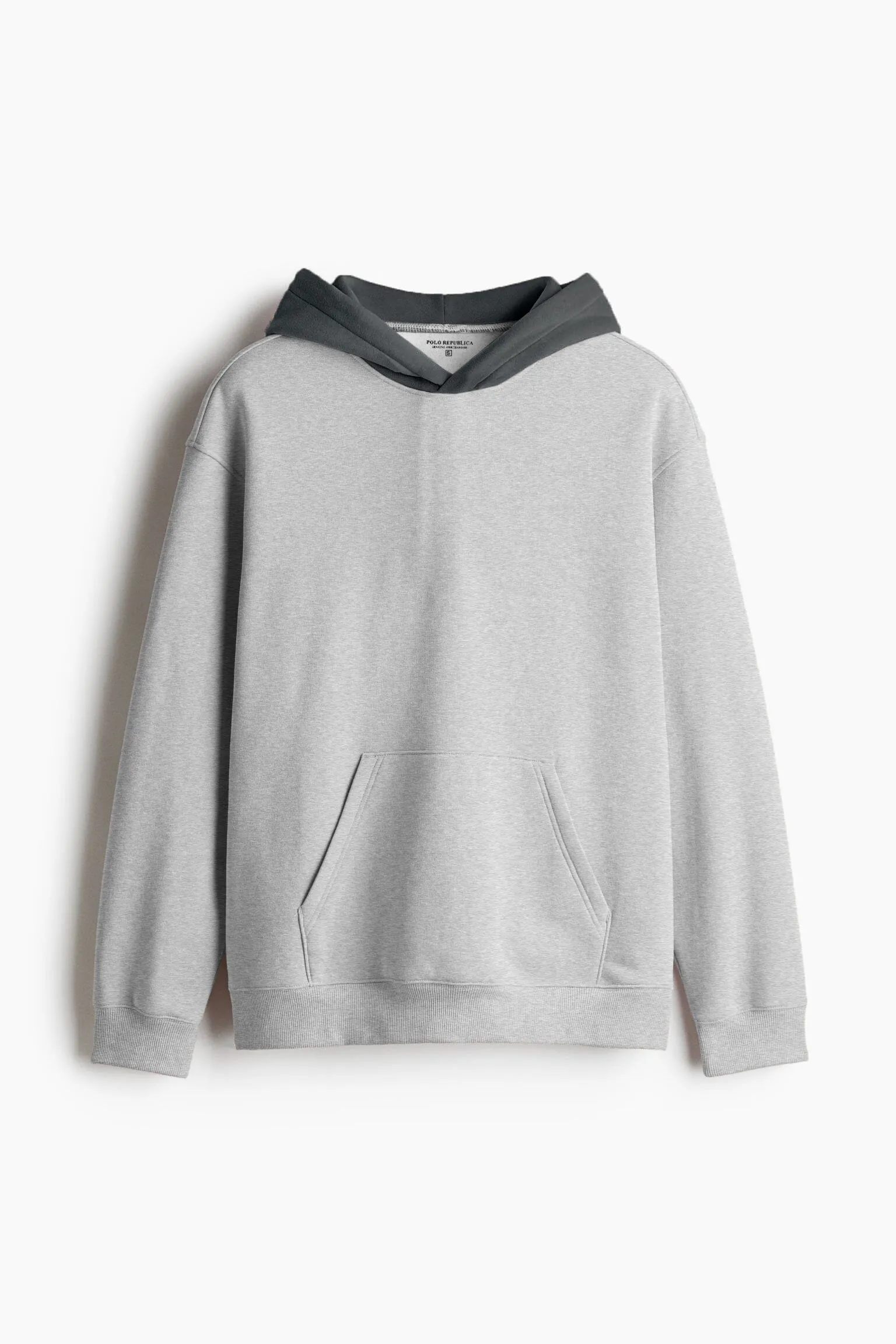 Polo Republica Men's Dual-Tone Pullover Hoodie