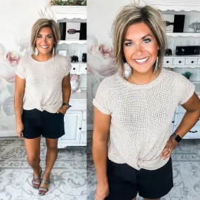 Say You Do Twist Front Top