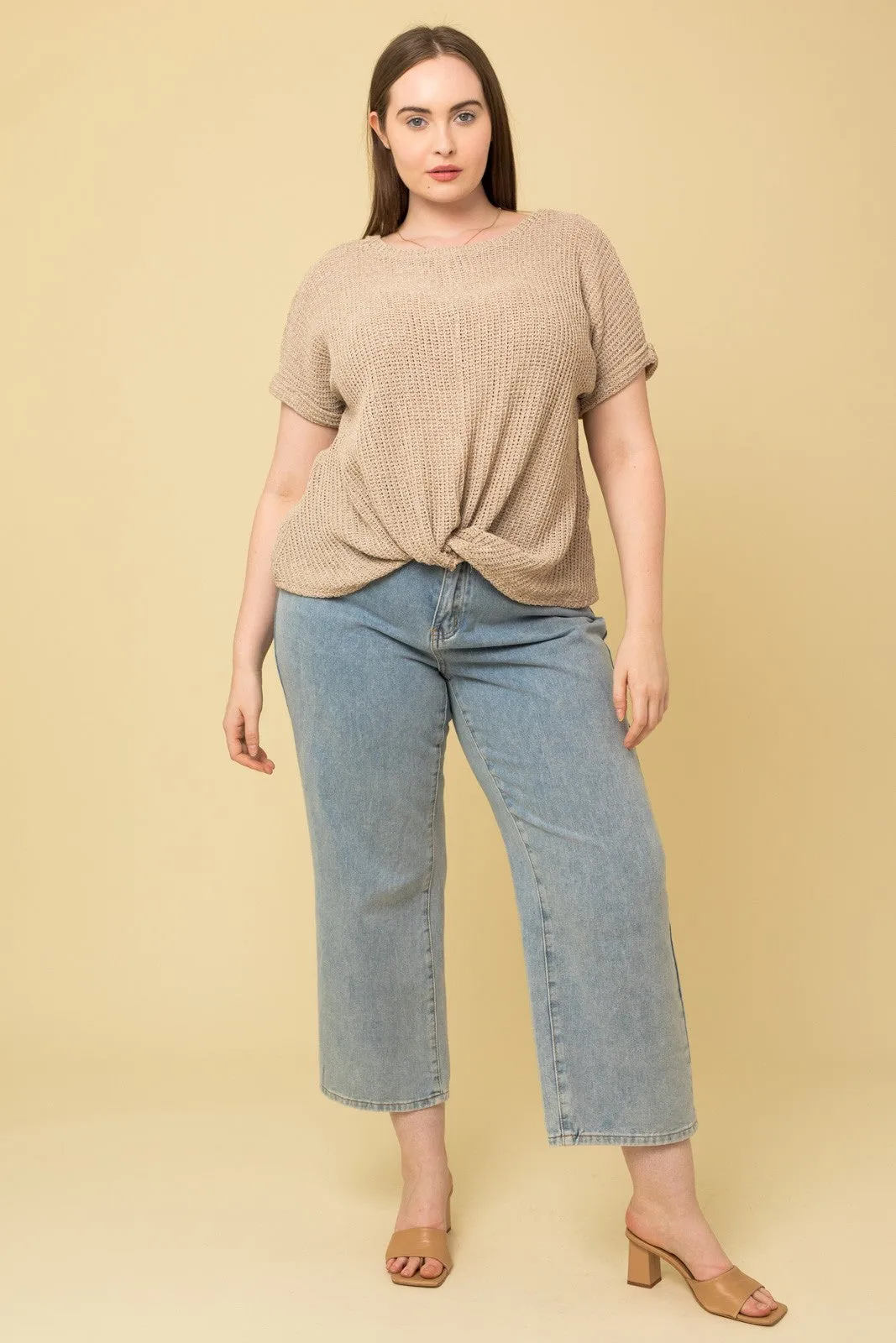 Say You Do Twist Front Top