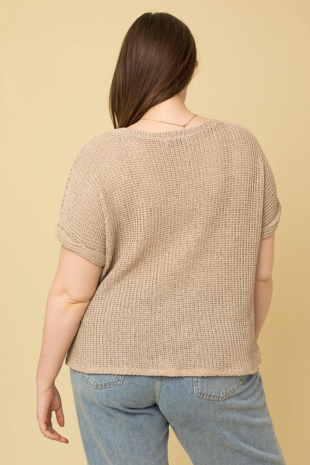 Say You Do Twist Front Top