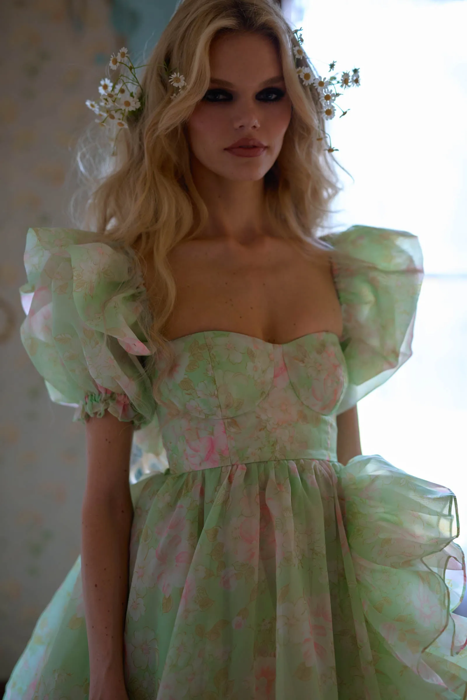 The Acid Trip In Bloom Bridal Gown