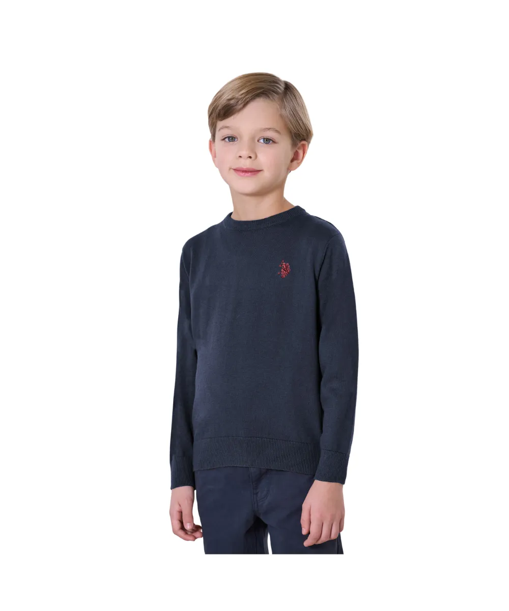 US POLO BOYS ESSENTIAL SWEATER