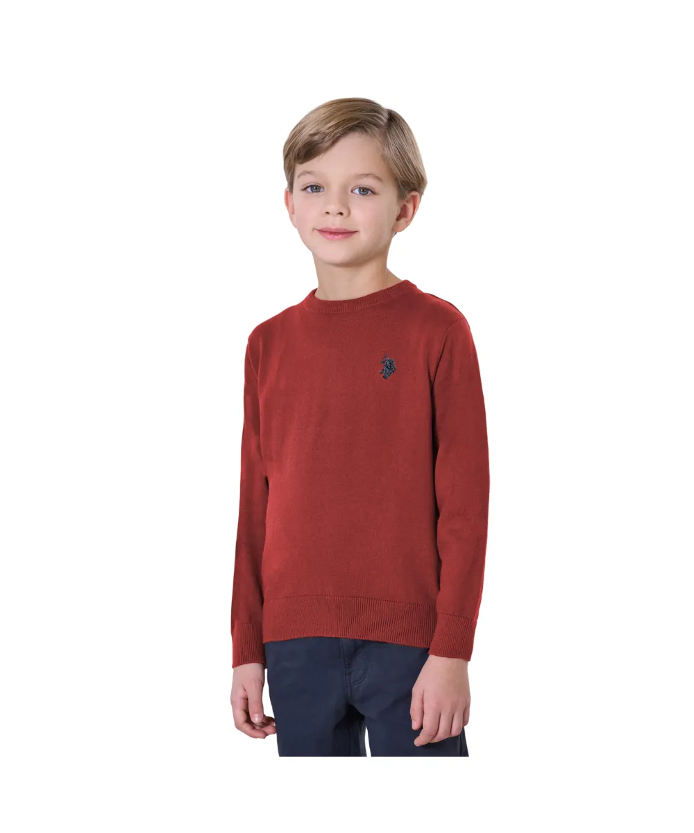 US POLO BOYS ESSENTIAL SWEATER