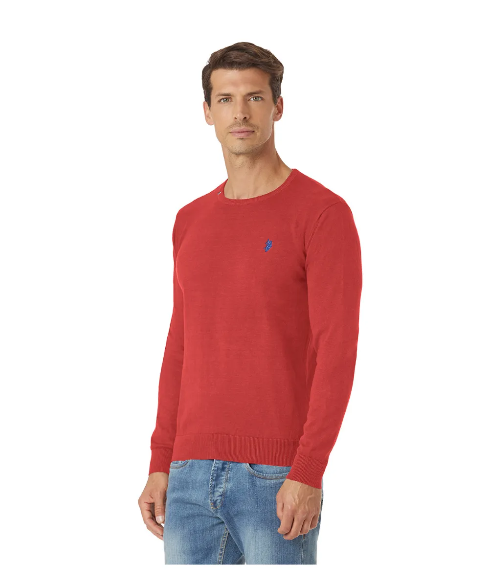 US POLO MENS COTTON CREWNECK SWEATER