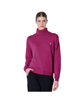 US POLO WOMEN TURTLE NECK SWEATER